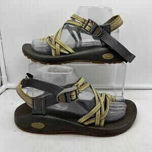 Chaco Sandals Womens 9 ZX2 Strappy Outdoor Slide Trail Shoes Green